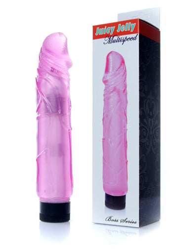 Vibratorius Pink Jelly - 22cm