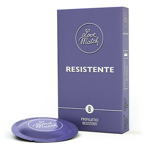 Prezervatyvai Love Match Resistente - 6vnt