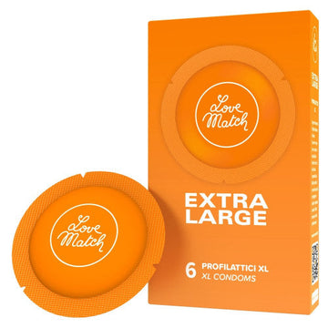 Prezervatyvai Love Match Extra Large - 6vnt
