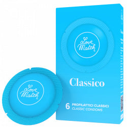 Prezervatyvai Love Match Classico - 6vnt