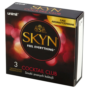 Prezervatyvai SKYN Cocktail Club - 3vnt