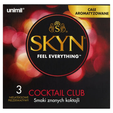 Prezervatyvai SKYN Cocktail Club - 3vnt